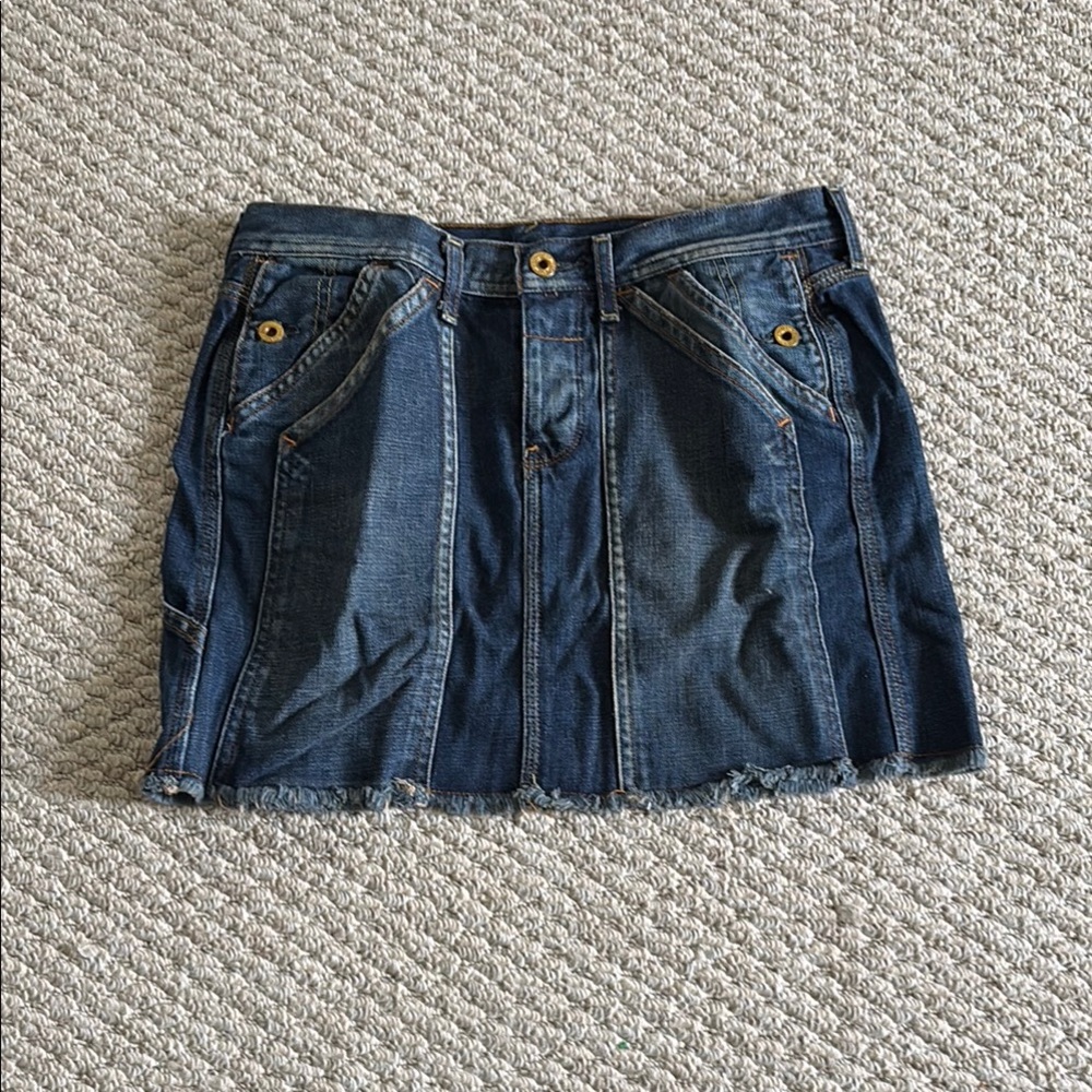 Denim Mini Skirt
